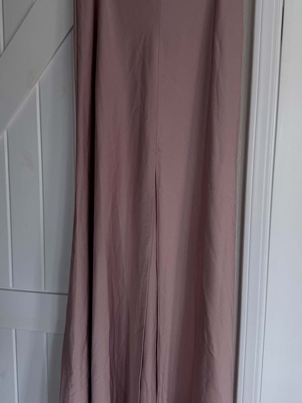 Jenny Yoo Dusky Mauve Wide-Leg Skirt